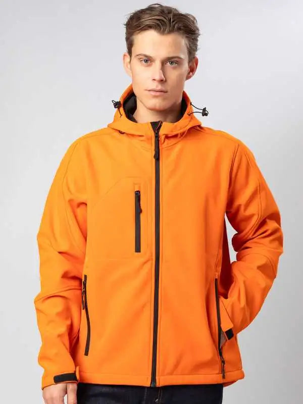 BS Giacca Softshell Con Cappuccio Storm Uomo