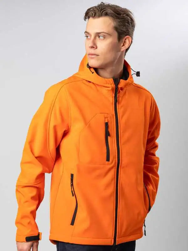 BS Giacca Softshell Con Cappuccio Storm Uomo