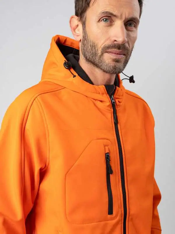 BS Giacca Softshell Con Cappuccio Storm Uomo
