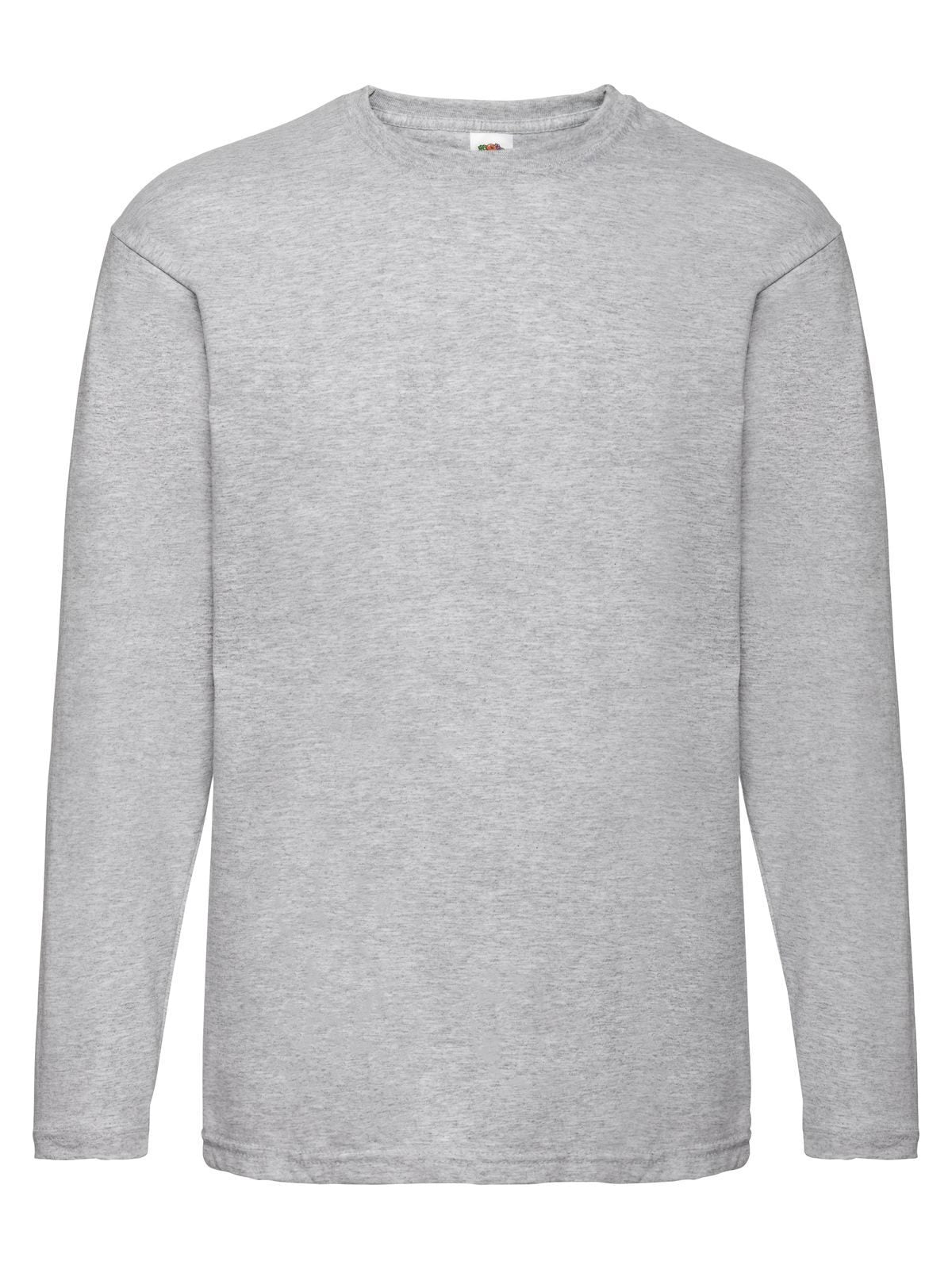 Fruit of the Loom Valueweight T-Shirt Manica Lunga Uomo