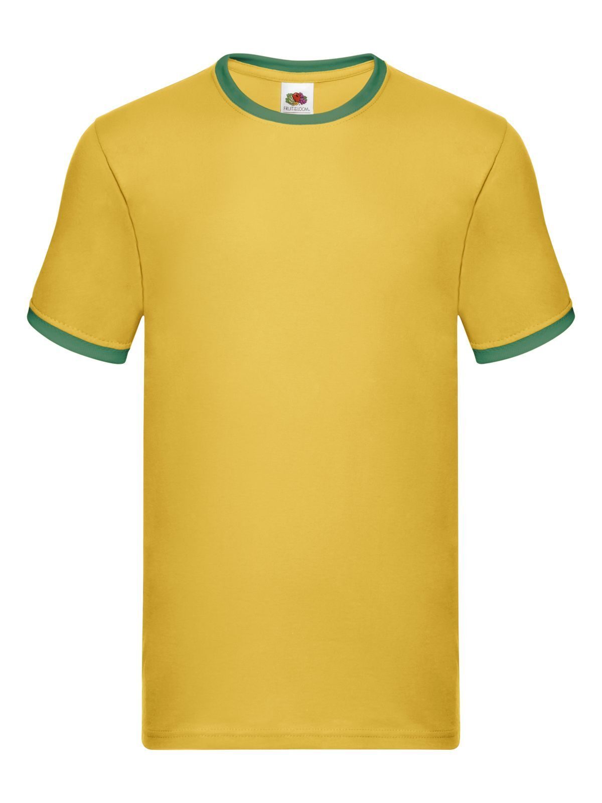 Fruit of the Loom Valueweight T-Shirt Uomo Manica Corta Ringer