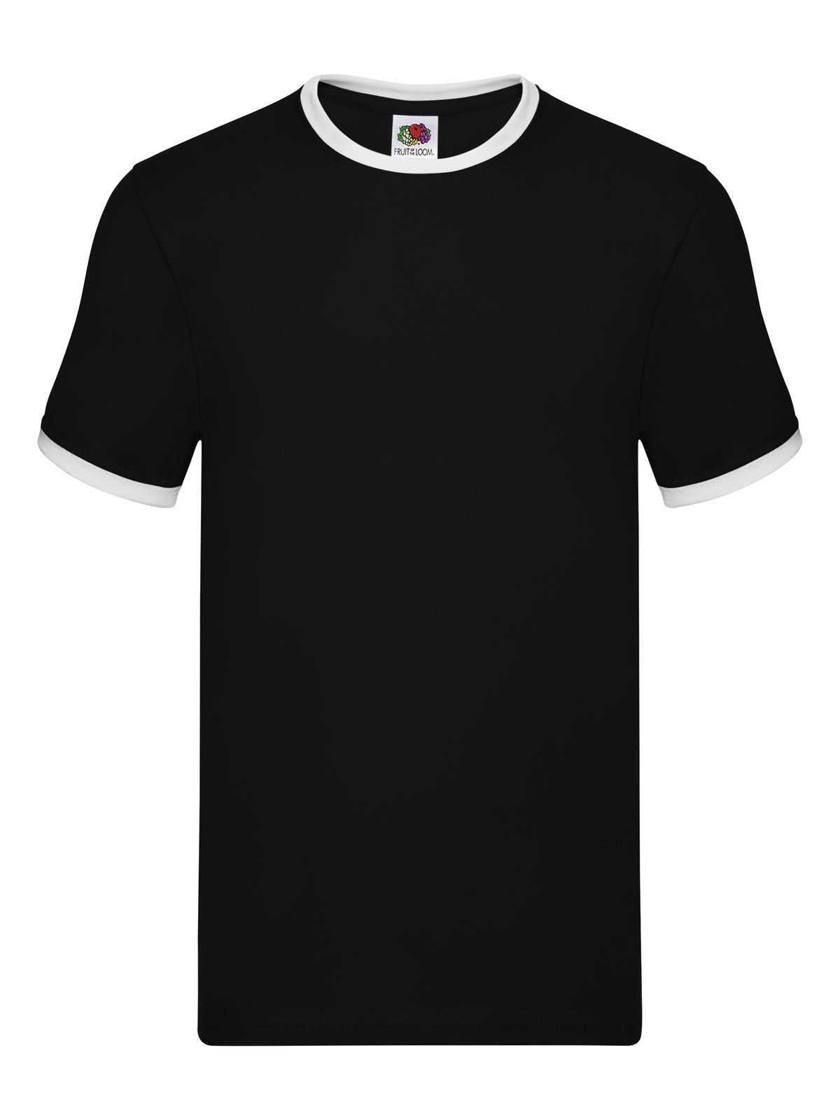 Fruit of the Loom Valueweight T-Shirt Uomo Manica Corta Ringer