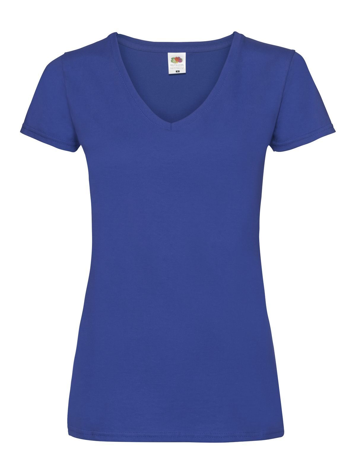 Fruit of the Loom Ladies Valueweight T-Shirt Scollo V Donna