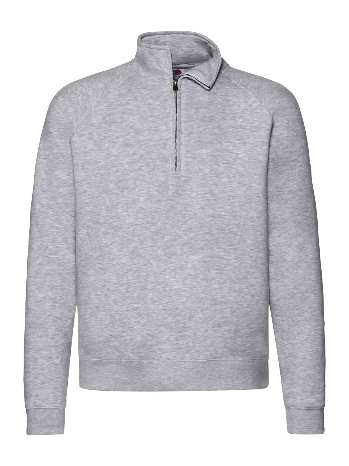 Fruit of the Loom Premium Felpa Mezza Zip Uomo
