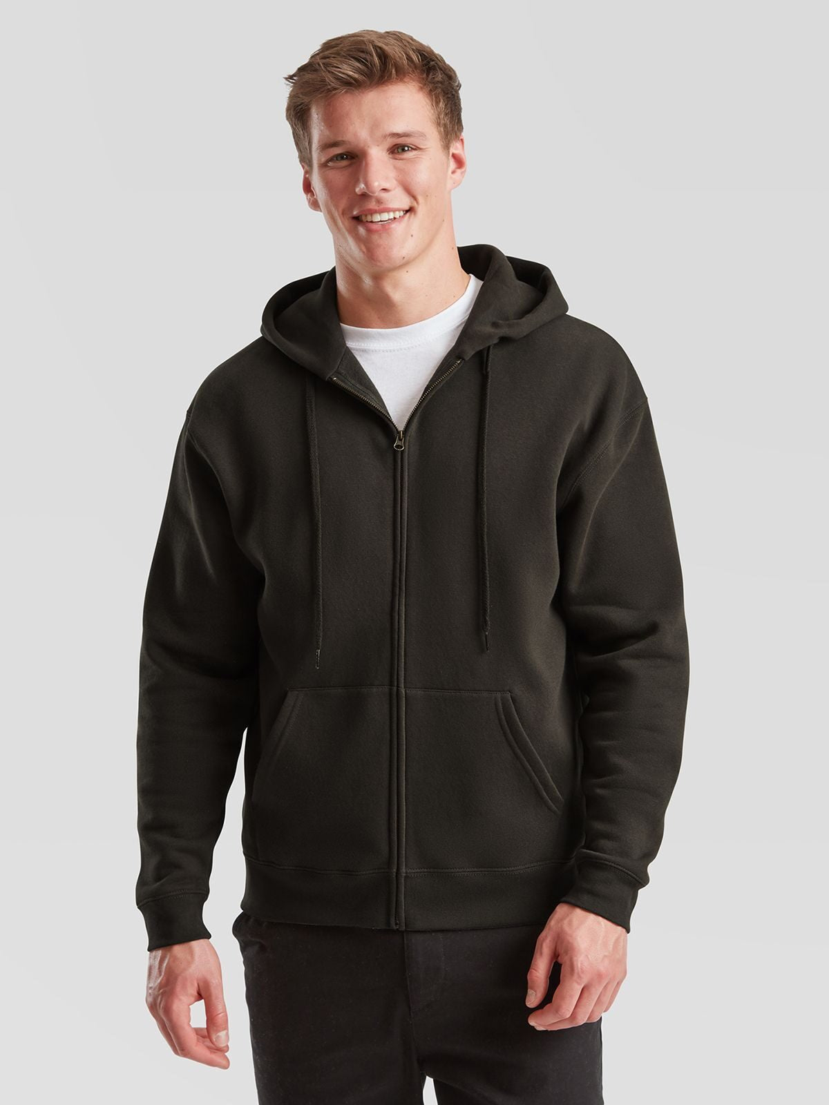 Fruit of the Loom Premium Felpa Con Cappuccio Uomo