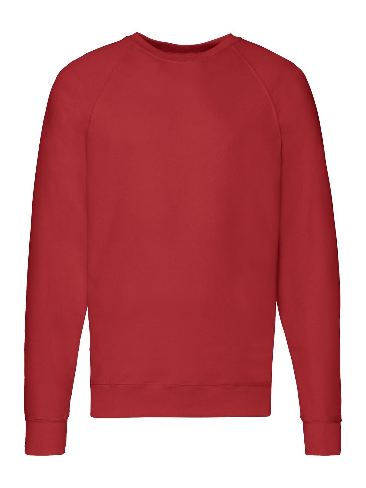 Fruit of the Loom Lightweight Felpa Girocollo Leggera Raglan Uomo