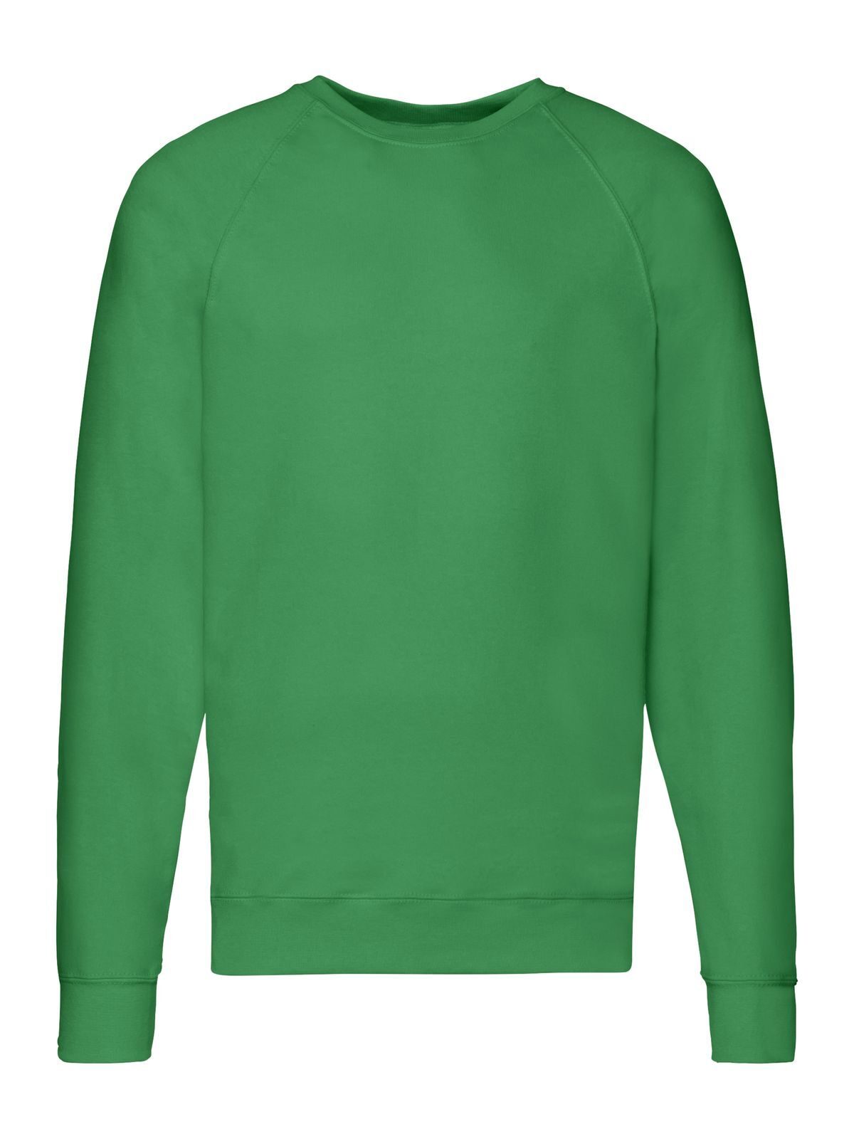 Fruit of the Loom Lightweight Felpa Girocollo Leggera Raglan Uomo