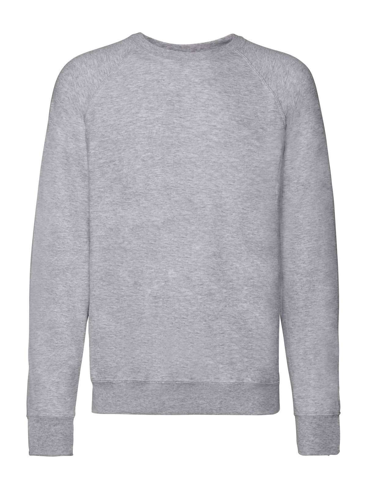 Fruit of the Loom Lightweight Felpa Girocollo Leggera Raglan Uomo