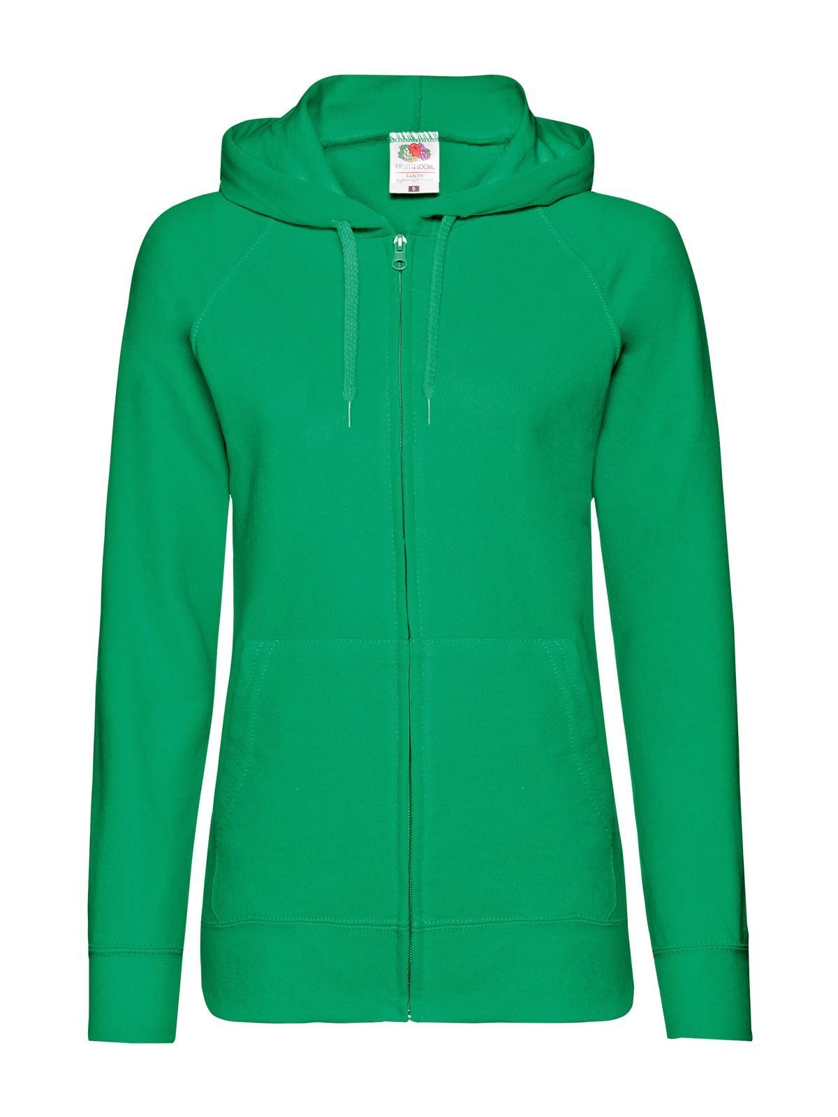 Fruit of the Loom Felpa Con Cappuccio e Zip Leggera Donna