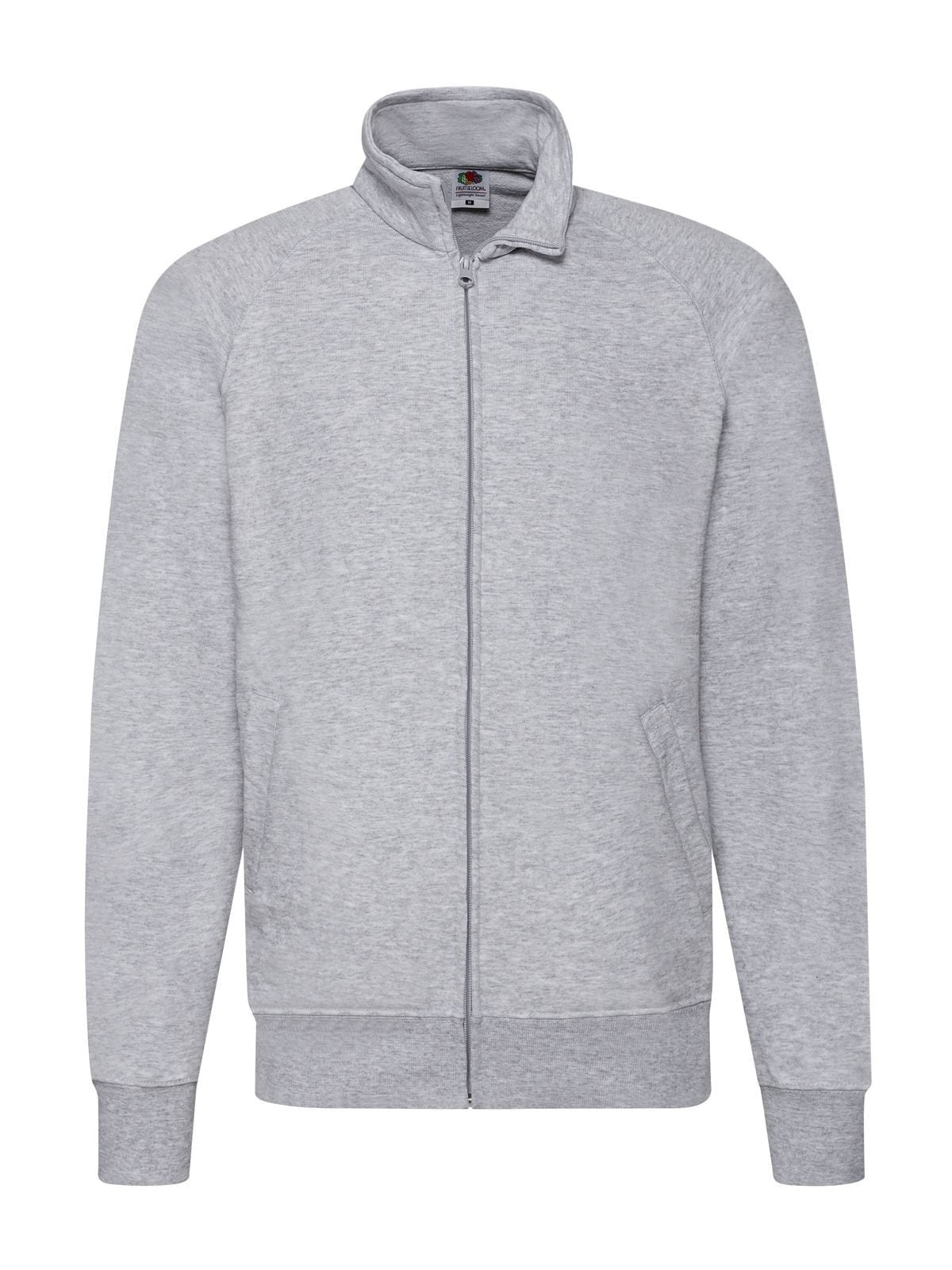 Fruit of the Loom Lightweight Felpa Zip Intera Leggera Uomo