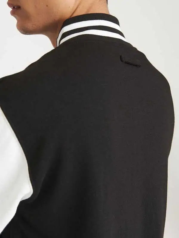 Just Hoods Felpa College Unisex Varsity Jacket