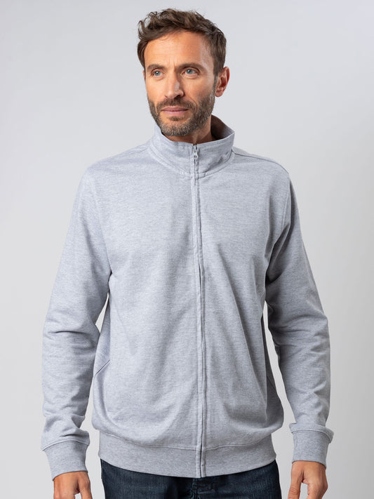 BS Prince Felpa Leggera Uomo Zip Intera