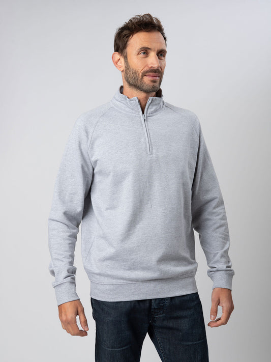BS Prince Felpa Leggera Uomo Mezza Zip