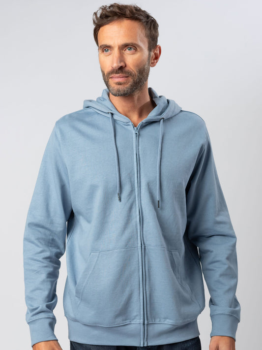 BS Berry Felpa Leggera Con Cappuccio e Zip Uomo