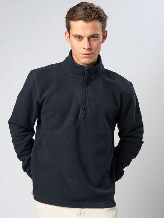 BS Felpa Pile Mezza Zip River Uomo