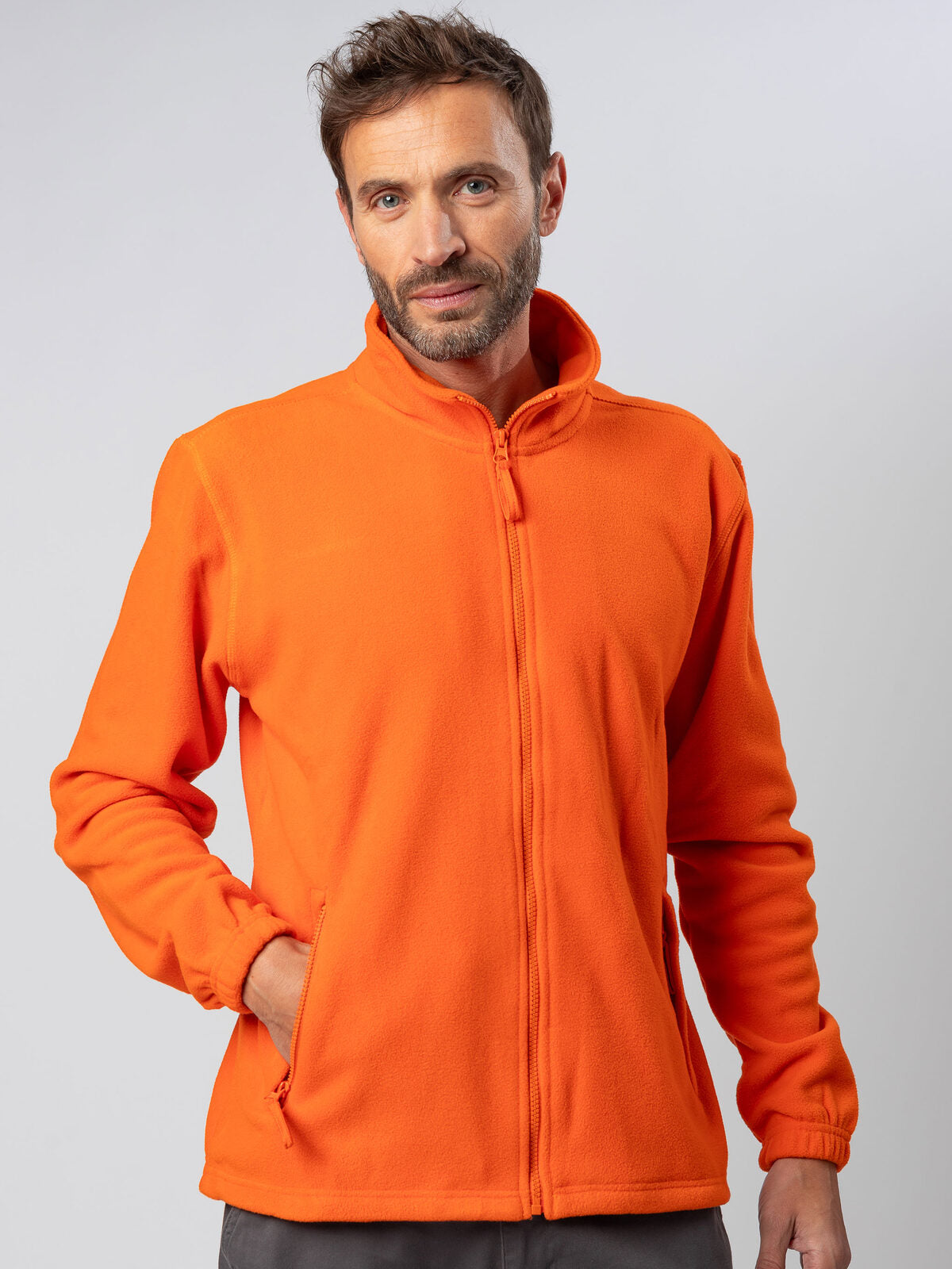 BS Felpa Pile Zip Intera Peak Uomo