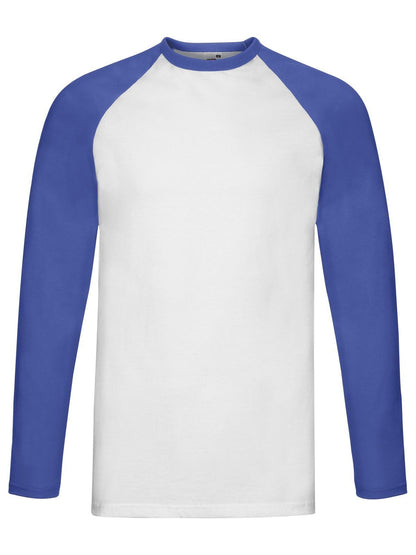 Fruit of the Loom Valueweight Manica Lunga Baseball