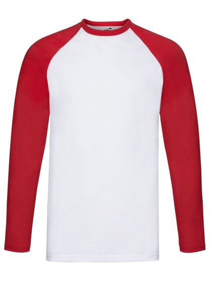 Fruit of the Loom Valueweight Manica Lunga Baseball