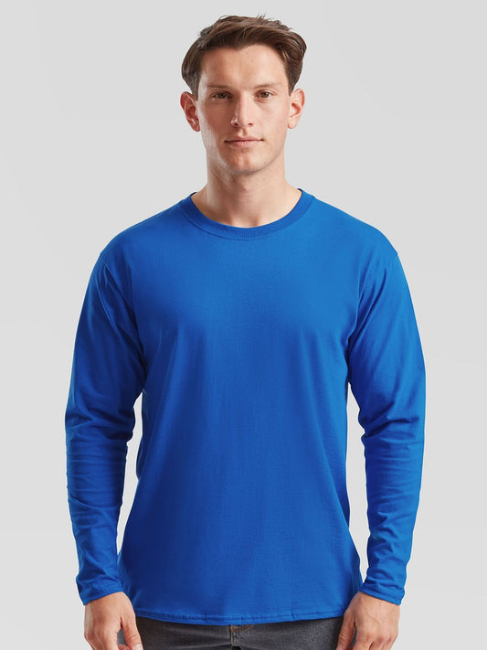 Fruit of the Loom Valueweight T-Shirt Manica Lunga Uomo