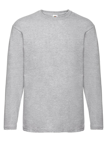 Fruit of the Loom Valueweight T-Shirt Manica Lunga Uomo
