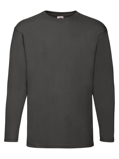 Fruit of the Loom Valueweight T-Shirt Manica Lunga Uomo