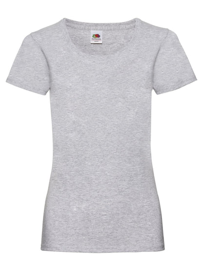 Fruit of the Loom Ladies Valueweight T-Shirt Donna