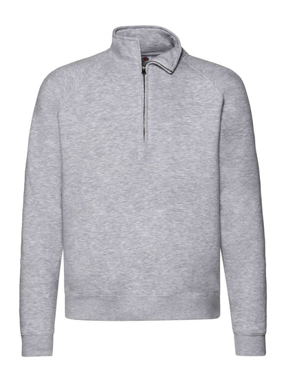 Fruit of the Loom Premium Felpa Mezza Zip Uomo