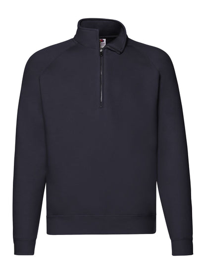 Fruit of the Loom Premium Felpa Mezza Zip Uomo