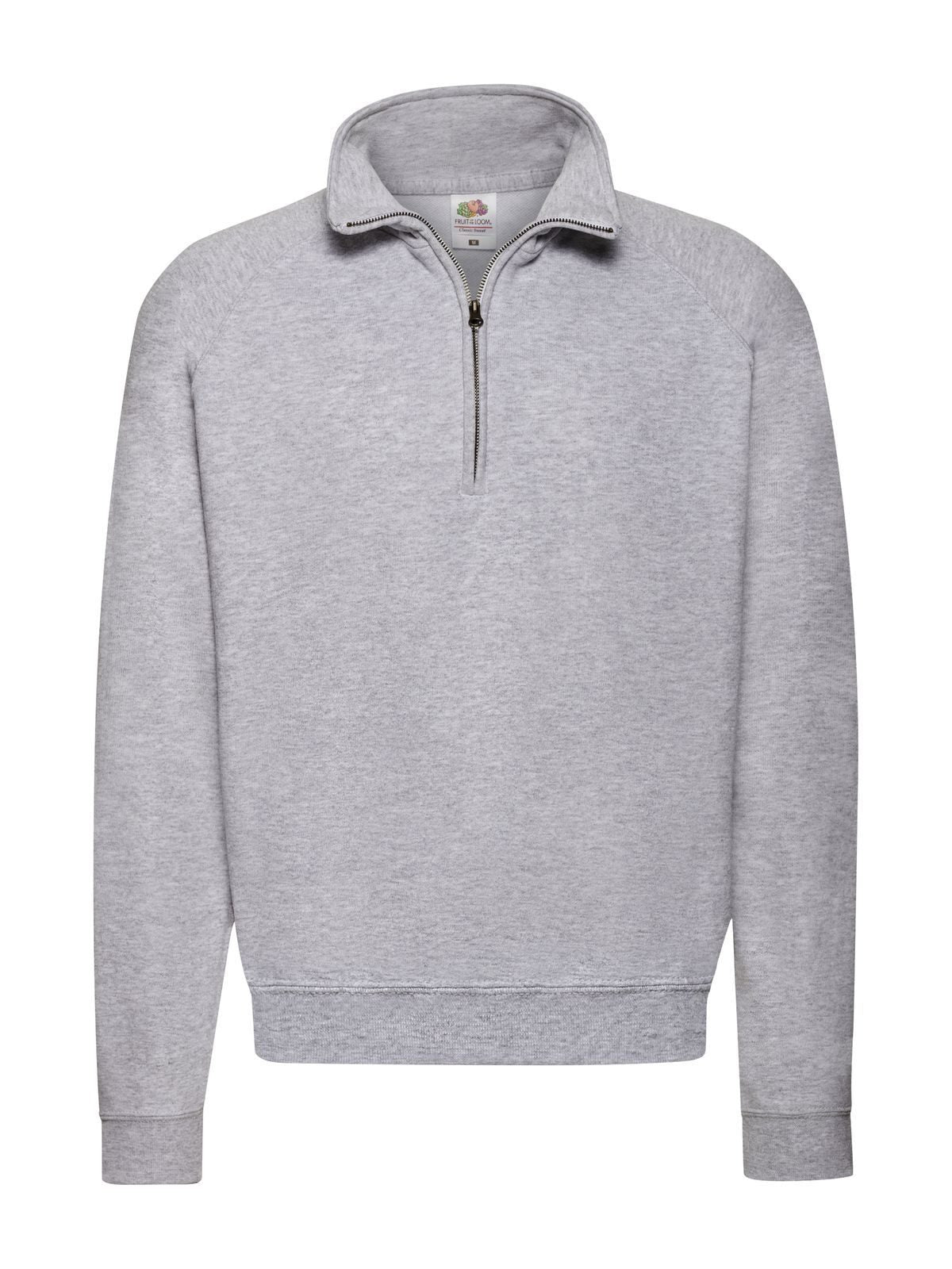Fruit of the Loom Classic Felpa Mezza Zip Uomo