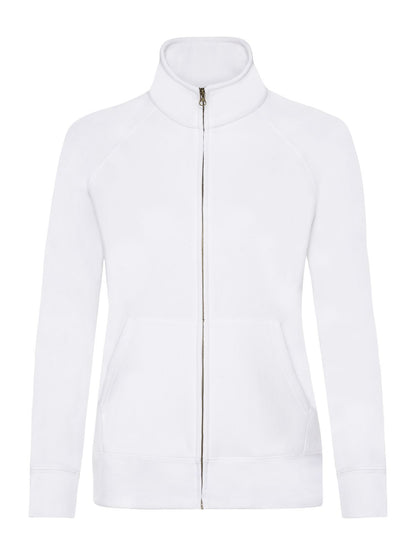 Fruit of the Loom Premium Felpa Zip Intera Donna