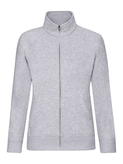 Fruit of the Loom Premium Felpa Zip Intera Donna
