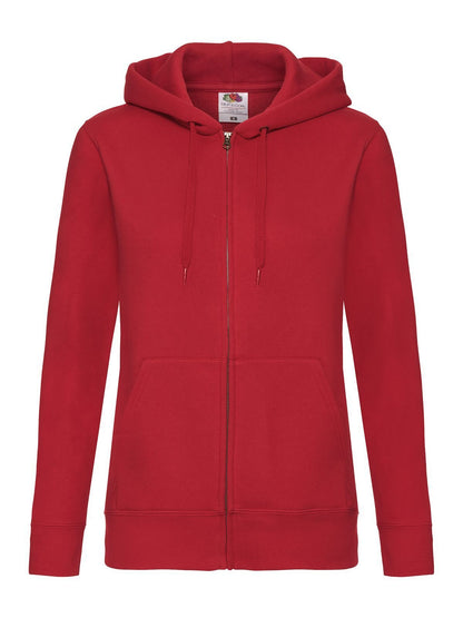 Fruit of the Loom Premium Felpa Con Cappuccio e Zip Donna