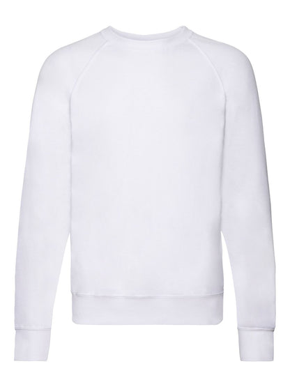 Fruit of the Loom Lightweight Felpa Girocollo Leggera Raglan Uomo