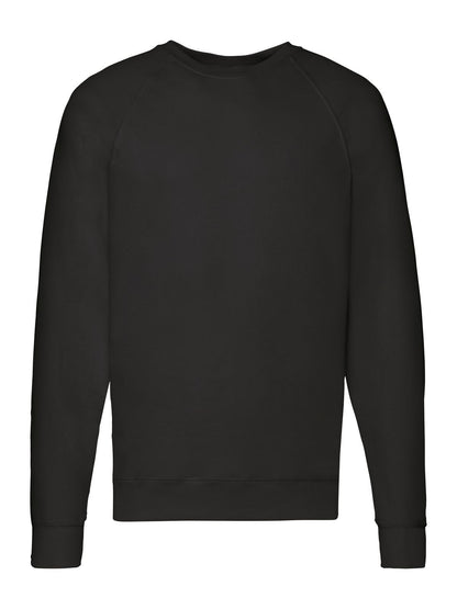 Fruit of the Loom Lightweight Felpa Girocollo Leggera Raglan Uomo