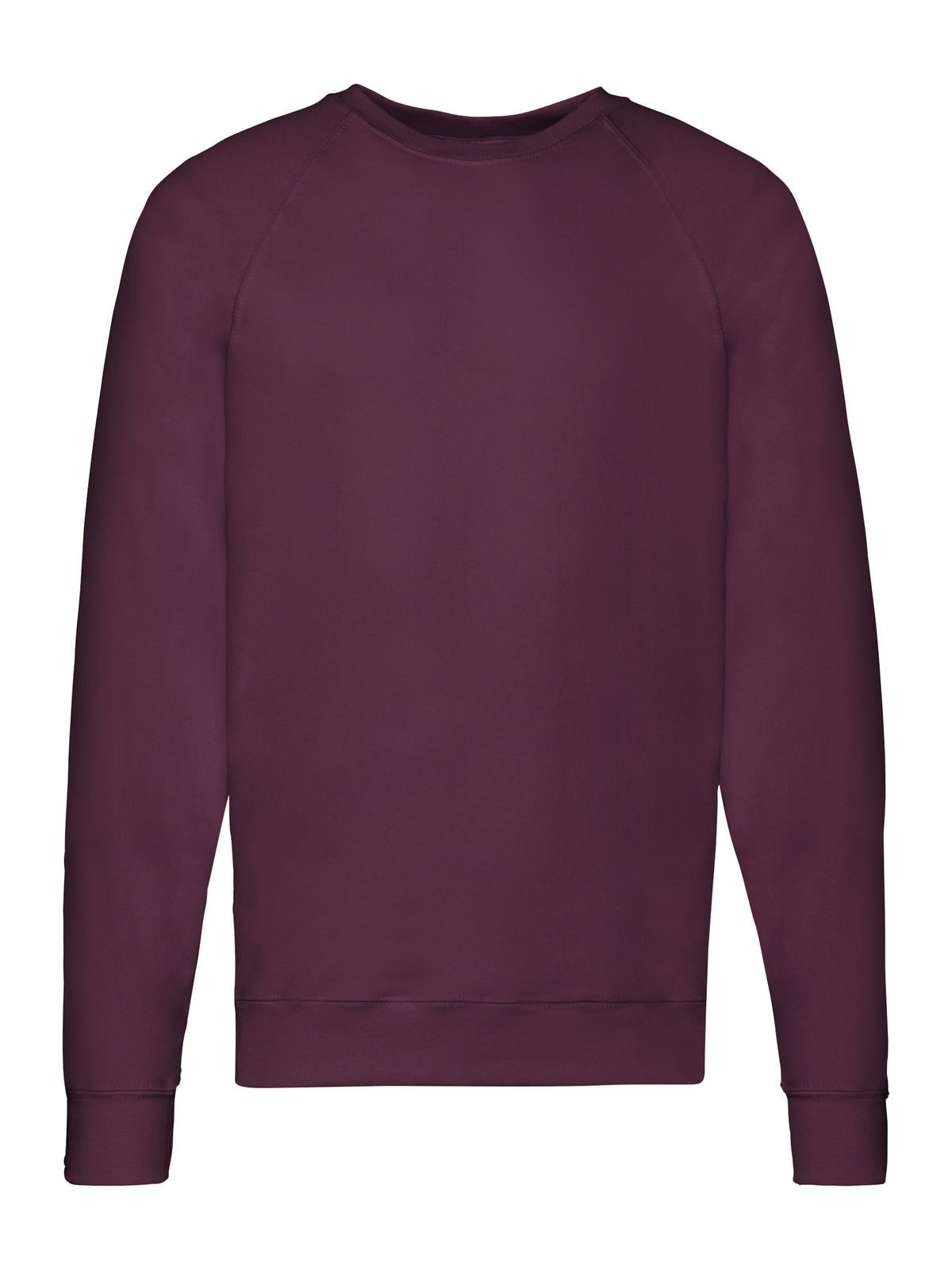 Fruit of the Loom Lightweight Felpa Girocollo Leggera Raglan Uomo
