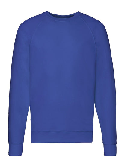 Fruit of the Loom Lightweight Felpa Girocollo Leggera Raglan Uomo
