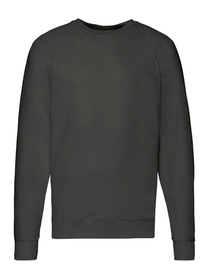 Fruit of the Loom Lightweight Felpa Girocollo Leggera Raglan Uomo