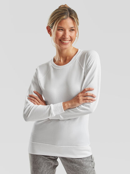 Fruit of the Loom Felpa Girocollo Leggera Donna Raglan