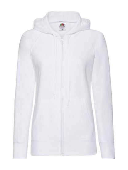 Fruit of the Loom Felpa Con Cappuccio e Zip Leggera Donna