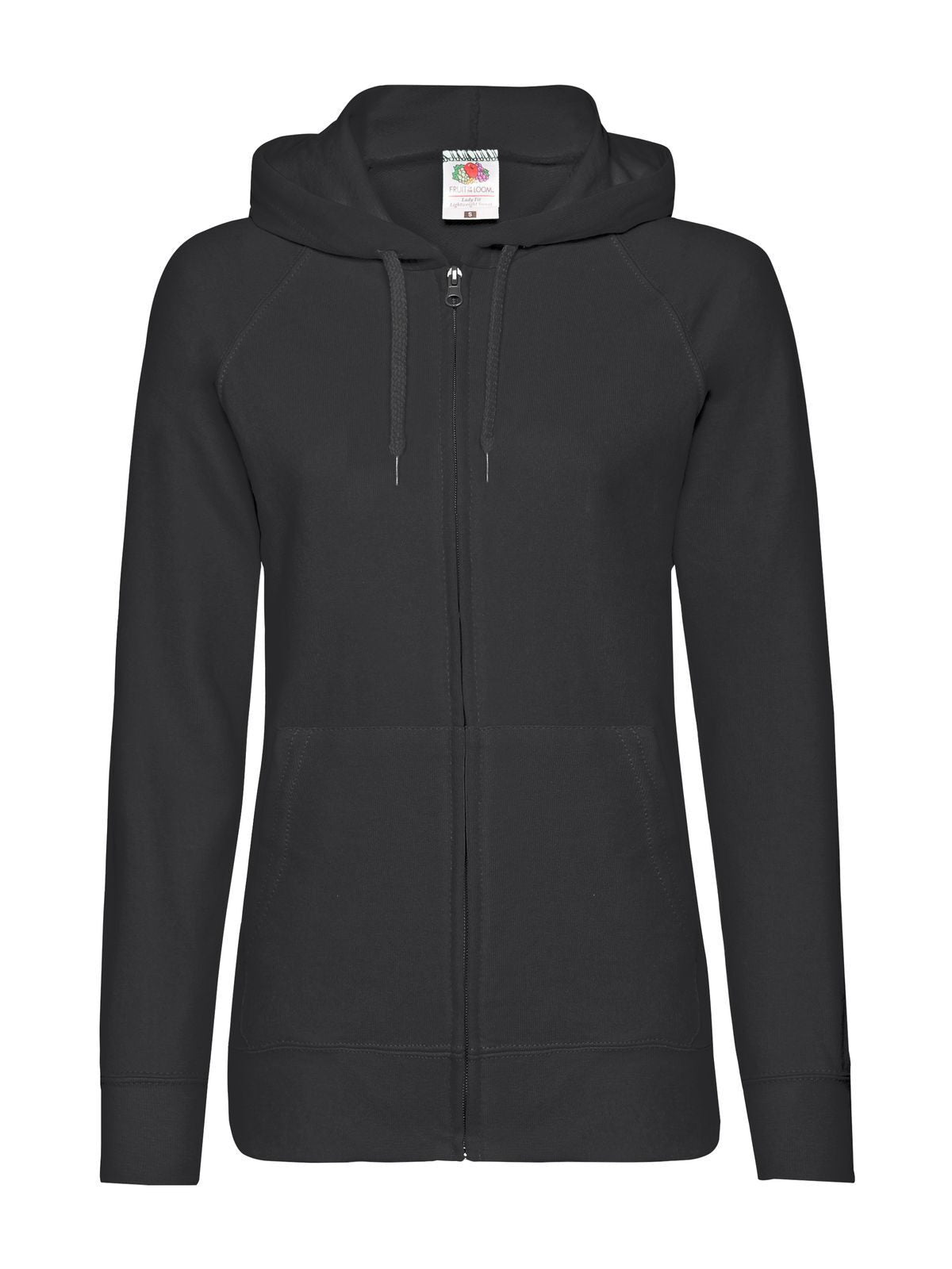 Fruit of the Loom Felpa Con Cappuccio e Zip Leggera Donna