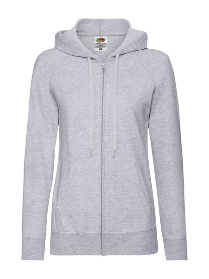 Fruit of the Loom Felpa Con Cappuccio e Zip Leggera Donna