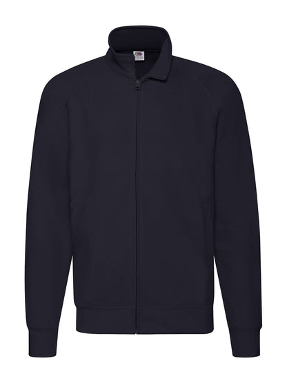 Fruit of the Loom Lightweight Felpa Zip Intera Leggera Uomo