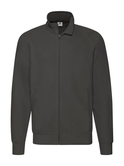 Fruit of the Loom Lightweight Felpa Zip Intera Leggera Uomo
