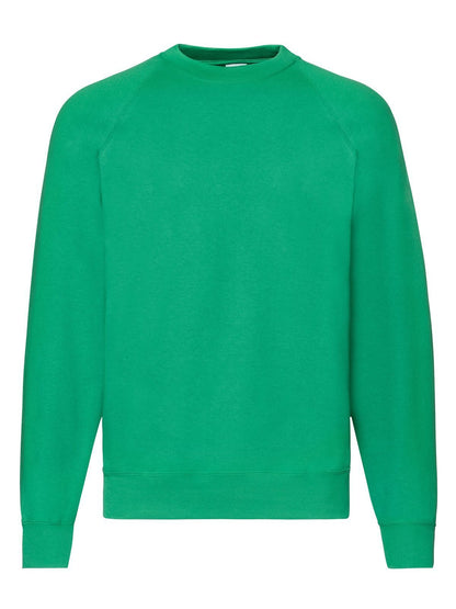 Fruit of the Loom Classic Felpa Girocollo Raglan Uomo