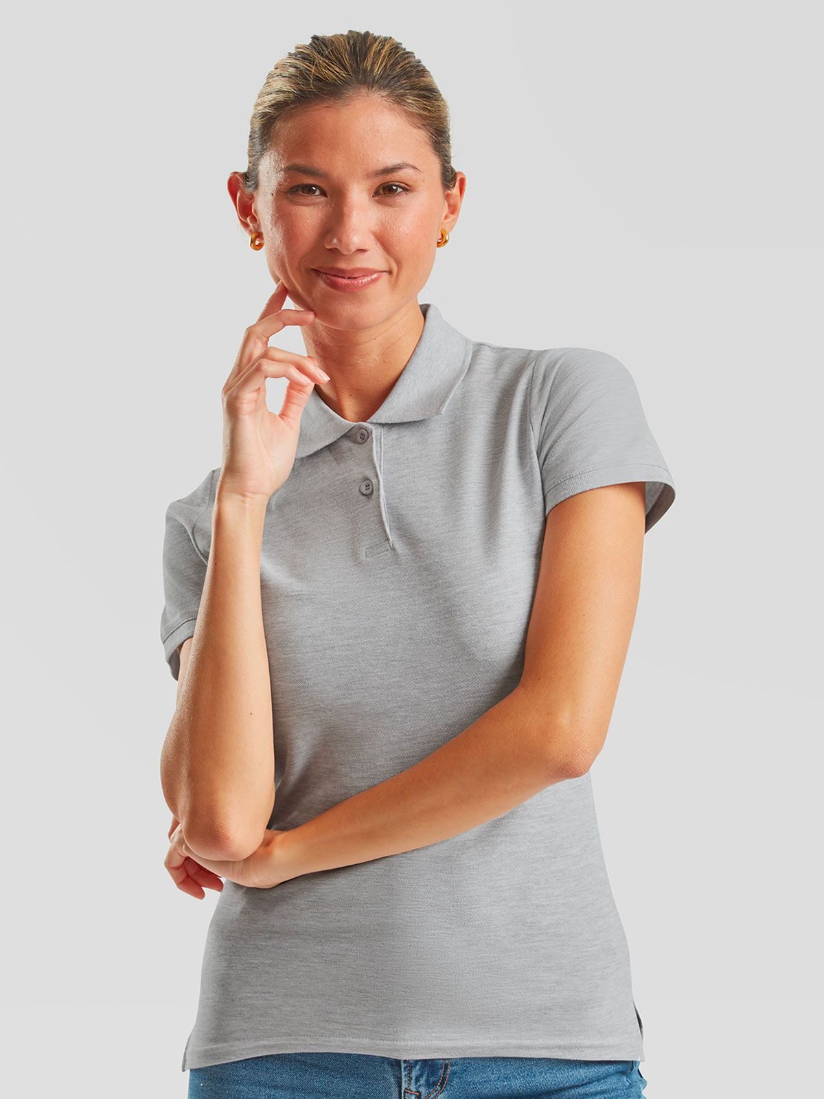 Fruit of the Loom Ladies Premium Polo Manica Corta Donna