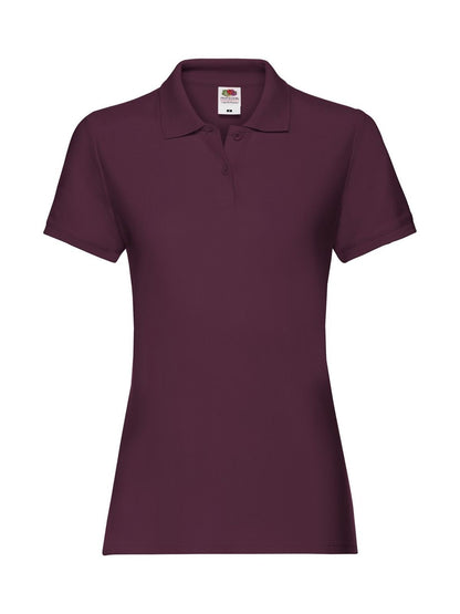 Fruit of the Loom Ladies Premium Polo Manica Corta Donna