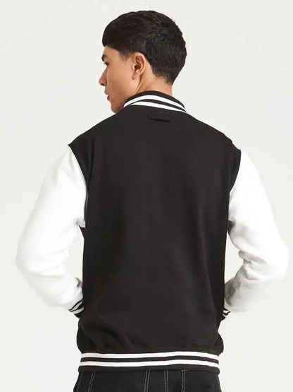Just Hoods Felpa College Unisex Varsity Jacket