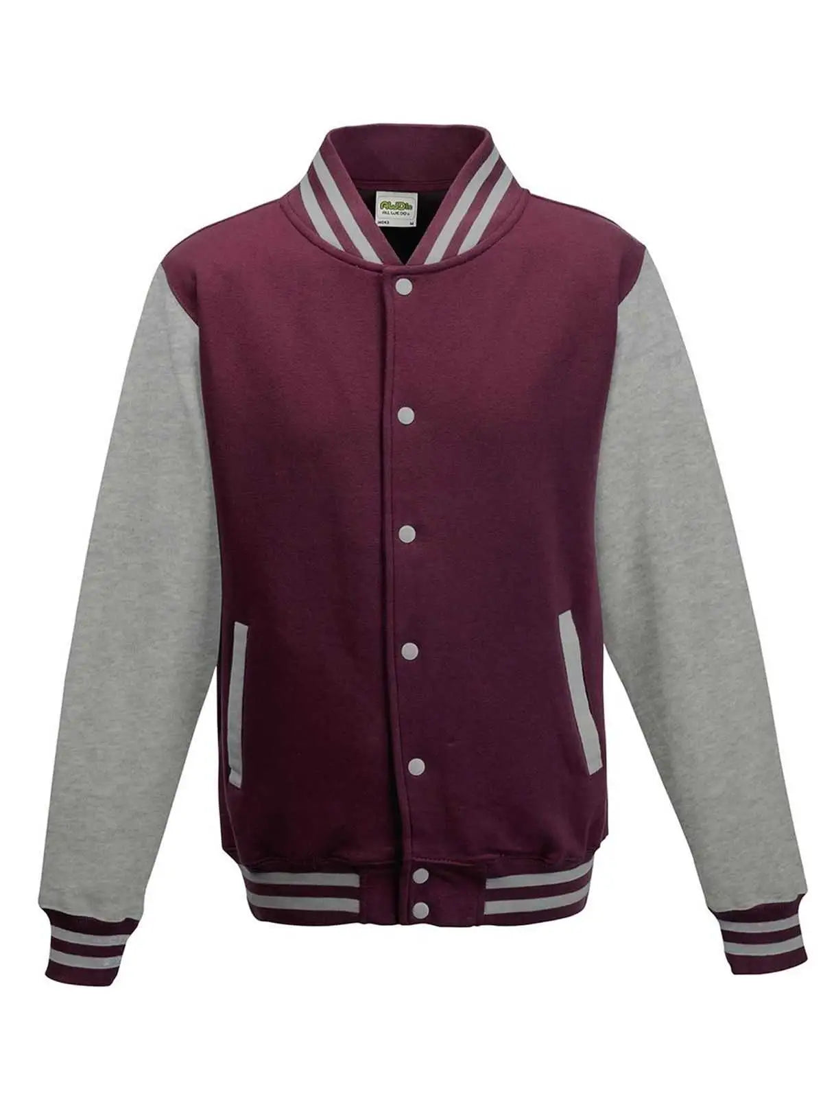 Just Hoods Felpa College Unisex Varsity Jacket