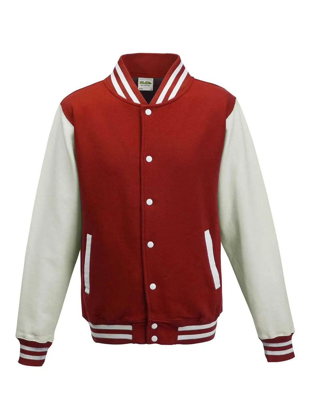 Just Hoods Felpa College Unisex Varsity Jacket