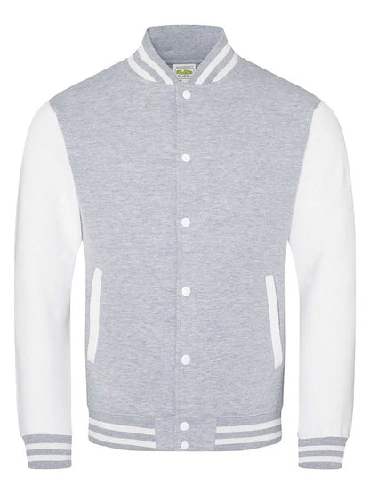 Just Hoods Felpa College Unisex Varsity Jacket
